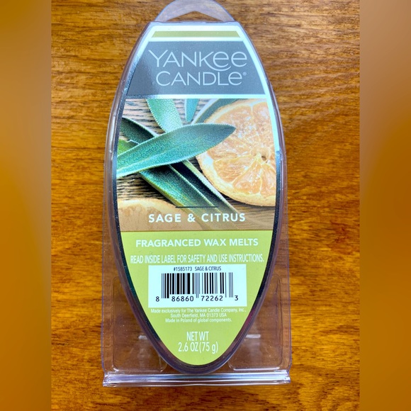 Yankee Candle Sage and Citrus Wax Melts - Picture 1 of 3